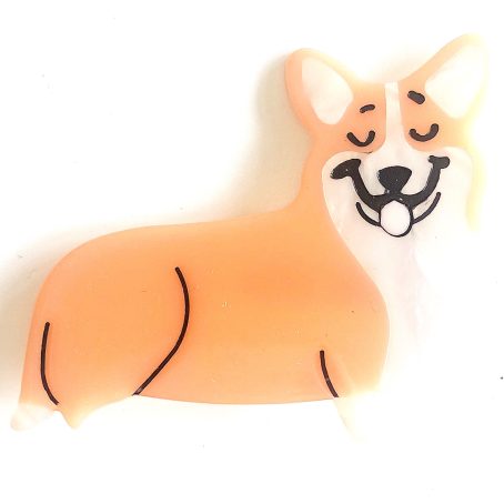 Welsh Corgi / Pin brooch