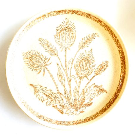 Ear of rice plate / Vintage / Paris